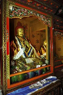 Buddha figure, monastery of Ganden, Tibet