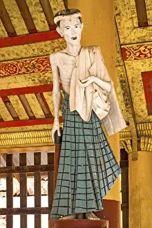 Buddha image as a beggar, Shwezigon Pagoda
