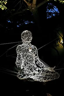 Buddha light installation in Cortili dell'arte 2010