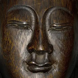 Buddha, portrait, wooden crafts