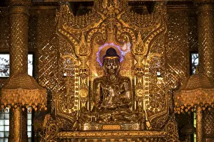Buddha statue in the Botataung Pagoda