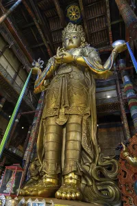 Buddha Statue in Gandantegchinlen monastery in Ulaanbaatar