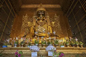 Buddha statue inside the Kyay Thone Pagoda