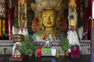 Buddha statue in a monastery in Ladakh