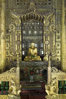 Buddha statue, Monastery Shwe In Bin Kyaung
