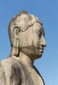 Buddha statue, Vatadage, Sacred Quadrangle