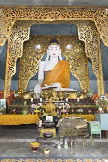 Buddha statue, Wat Jong Klang and Wat Jong Kham