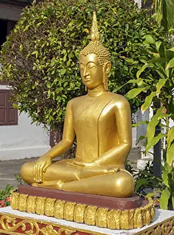 Buddha statue at Wat May Suwannaphumaham Monastery