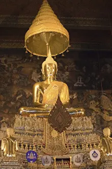 Buddha statue, Wat Po Temple, Bangkok