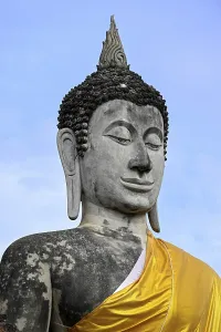 Buddha statue in Wat Yai Chai Mongkhon