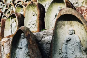 Buddha statue in Wawoo Temple, Korea
