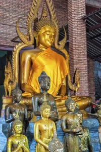 Buddha statues, Wat Yai Chai Mongkhon