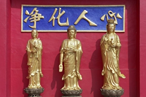 Buddhas Koon Yum, Yao Shi Fo and Di Zhang