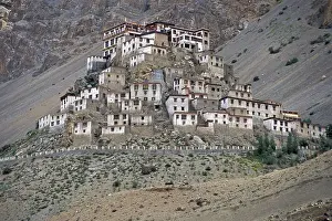 Buddhist Ki or Key Monastery or Gompa