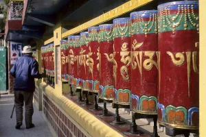 Buddhist monastery, himachal pradesh, india