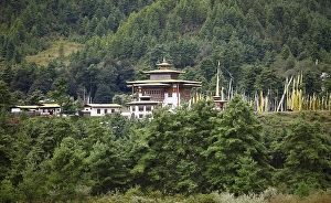 Category Buddhism Prints: Buddhist monastery Kurjey Lhakhang