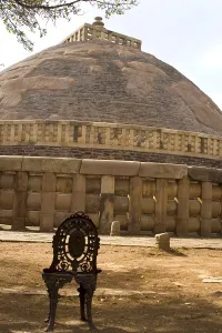 Buddhist monuments and steel chair cast iron chair
