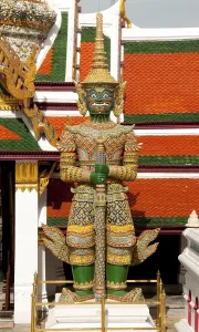 In Buddhist mythology, the Yakṣa (Yaksha or Yak) are the attendants of VaiSravaṇa