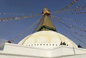 Buddhist stupa of Bodhnath (Boudha)