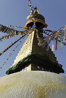 Buddhist stupa of Bodhnath (Boudha)