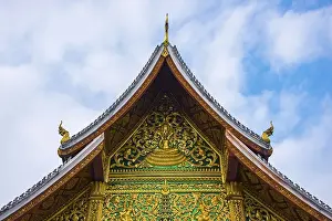 Category Buddhism Prints: Buddhist temple Haw Pha Bang at the Royal Palace