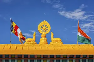 Buddhist Wheel of the Law, Kungri Monastery