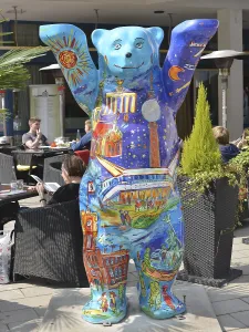 Buddy Bear, Alexanderplatz, Mitte, Berlin, Germany