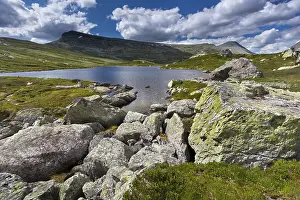 Budeitjoenn Lake with Mt Gaustatoppen