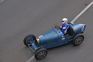 Bugatti 35C from 1927, parade of vintage pre-war racing cars
