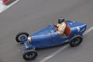 Bugatti 37 from 1926, parade of vintage pre-war racing cars