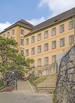 Building of the extensive monastery complex Basilika Weingarten