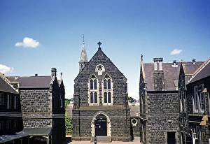 Building and grounds of Melbourne Grammar School, Melbourne, Victoria, Australia 1956 Chapel