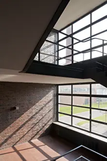 HE building, staircase, built in 1931/1935 by Mies van der Rohe