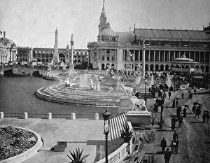 Building at the territory of the World Exposition 1893
