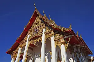 Building of Wat Chalong, largest temple on Phuket