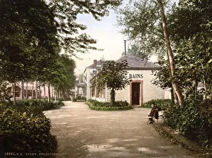 The buildings in Lardy, Vichy, France