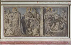 Category Historic EN Prints: Built by Ernst Zwirner, fresco on the east wall of the south transept