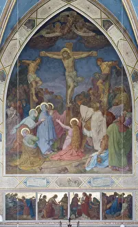 Category Historic EN Prints: Built by Ernst Zwirner, fresco on the north wall of the north transept