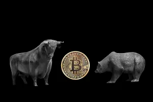 Bull and bear, symbolic figures of the stock market