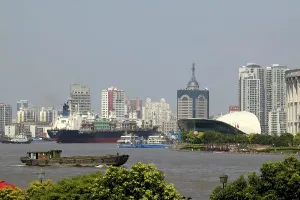 The Bund, Huangpu River, Shanghai, China, Asia