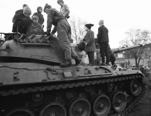 The Bundeswehr weapons show, here in Dortmund-Luettgendortmund in 1966