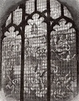 Buntglasfenster, Kapelle des Magdalen College