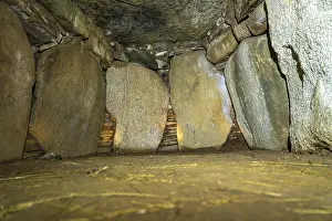 Category Scandinavia Prints: Burial chamber of the Neolithic megalithic site Klekkende Hoj