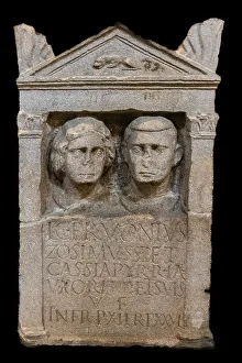 Burial stele from the 1st century