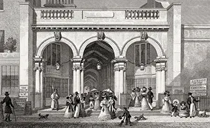 Burlington Arcade, London, UK, illustration by Th