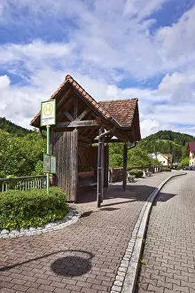 Bus stop Nordrach Rathaus, bus shelter