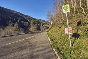Bus stop Pfaffmuhle, landscape photography