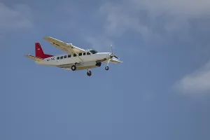 Bush plane, Cesna Caravan, Moremi Game Reserve