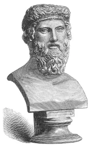 Bust of Plato, ancient Greek philosopher
