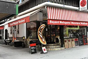 Butcher's shop, Zermatt, Valais